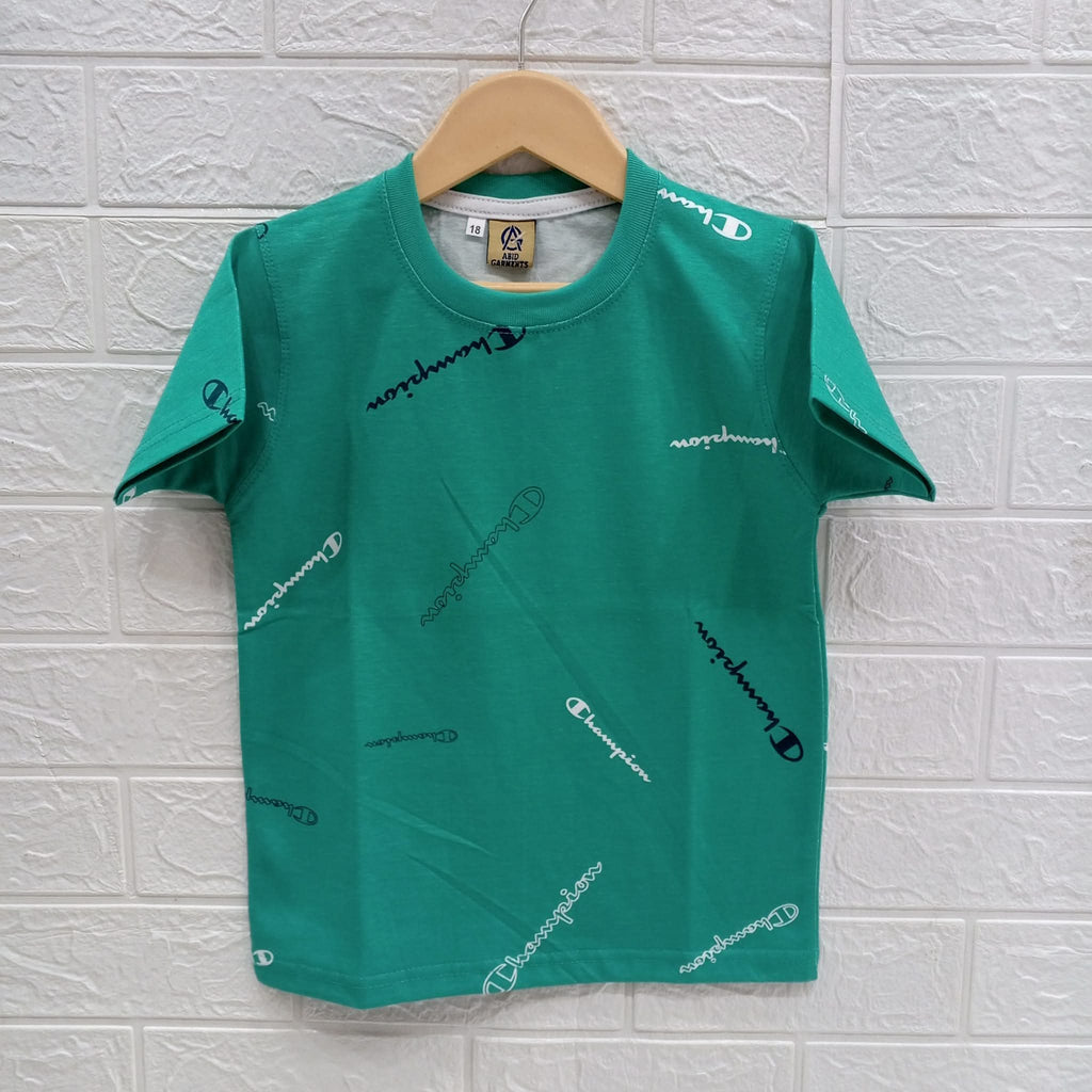 Green Champion- Basic Cotton T-shirts