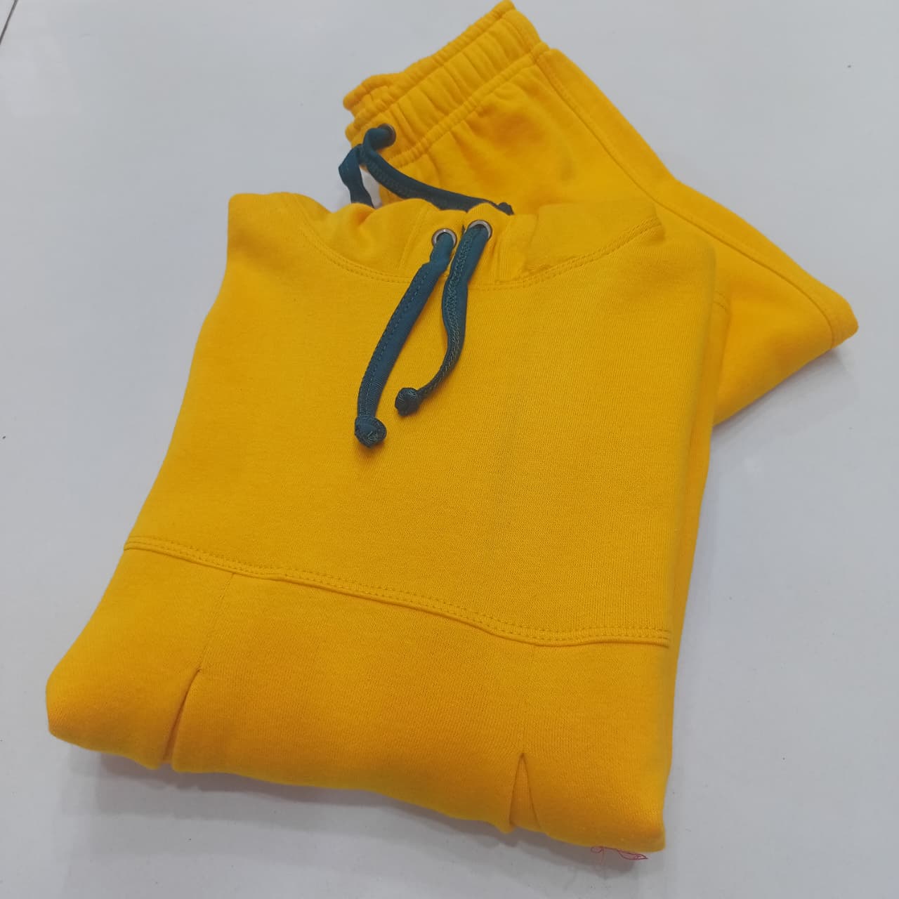 Yellow Fleece Frock Suits