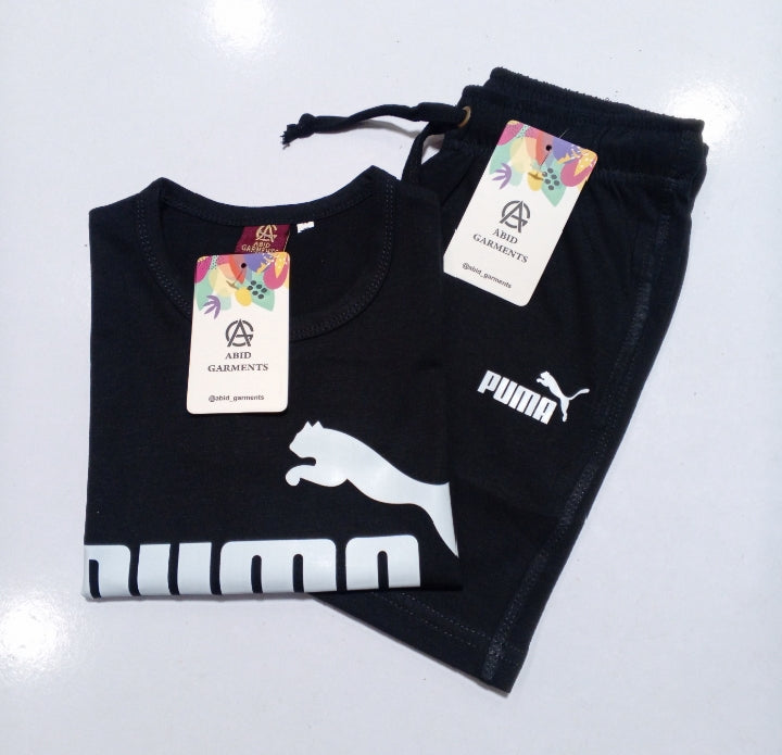 Black-Short Sleeves Dress