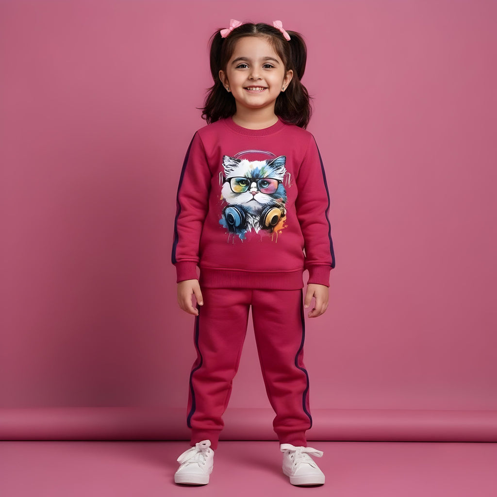 Fucshia-Terry Tracksuits