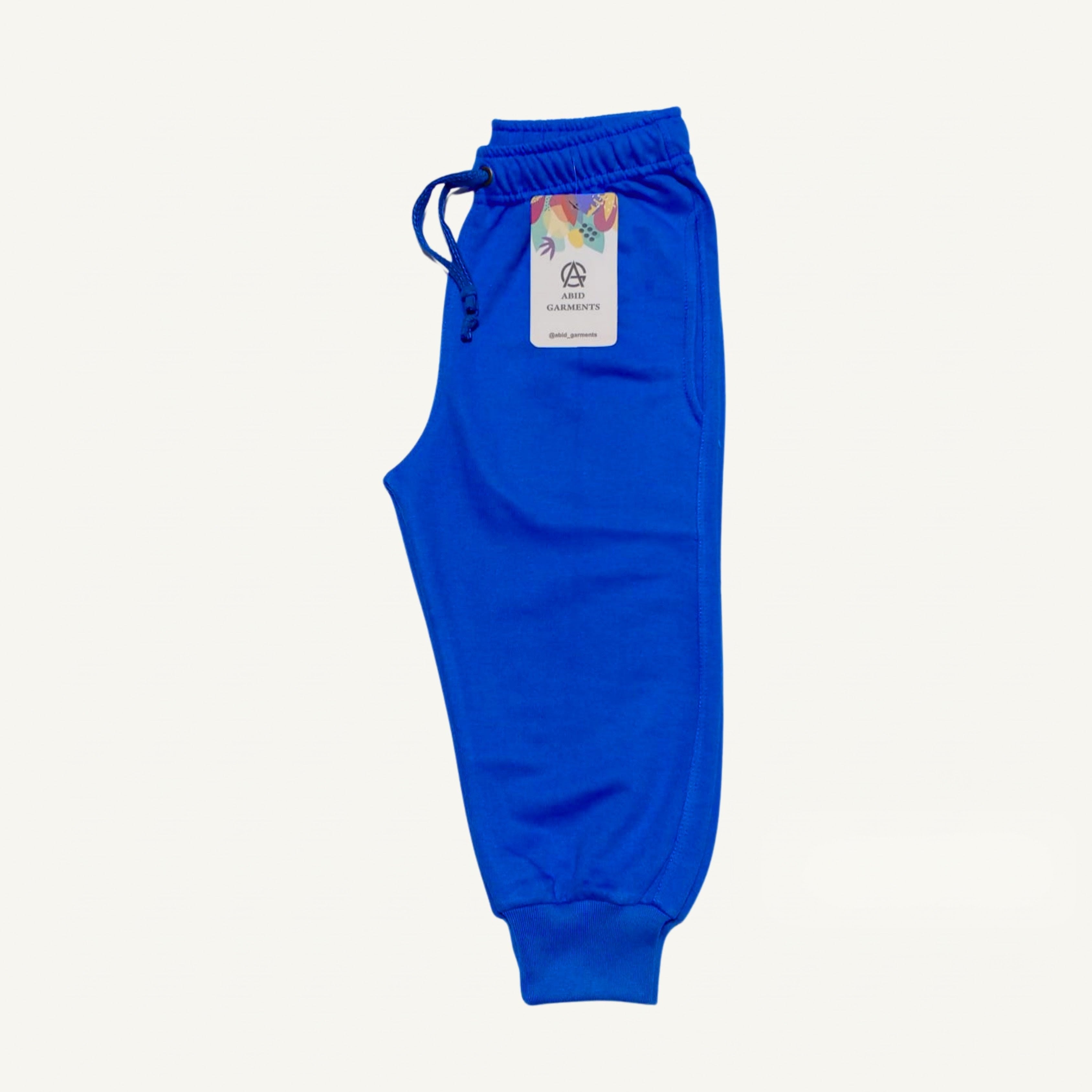 Blue- Terry Cotton Trousers