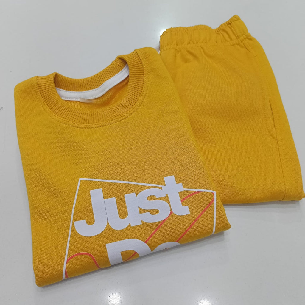 JUST DO IT-Mustard Terry Tracksuits