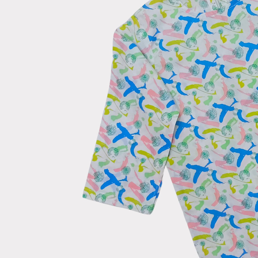 Colorful Apple Cut Soft Cotton Shirt