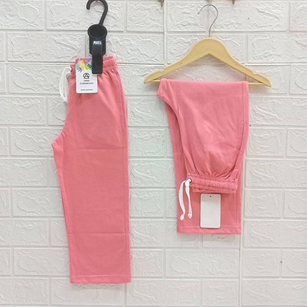 Peach-Soft Cotton Trousers