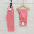Peach-Soft Cotton Trousers