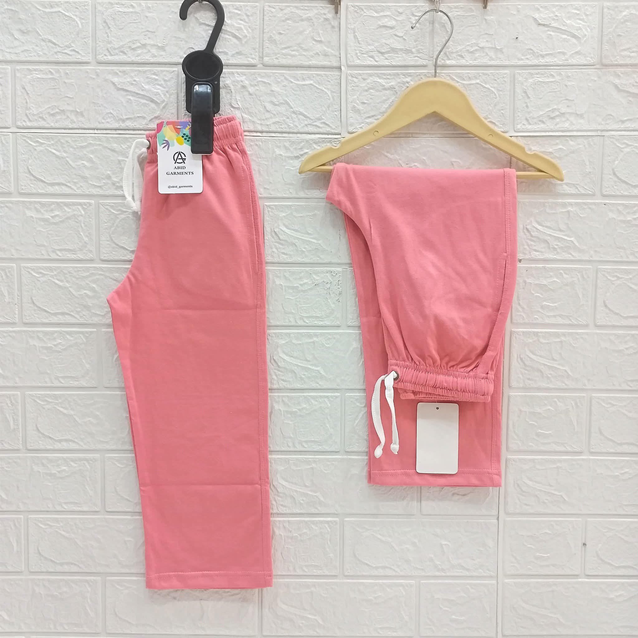 Peach-Soft Cotton Trousers