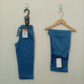 Blue-Soft Cotton Trousers