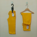 Yellow-Soft Cotton Trousers