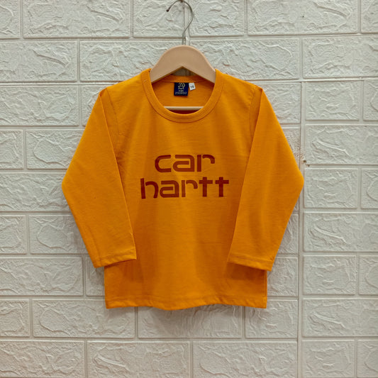 Mustard-Basic Full Sleeves Tees