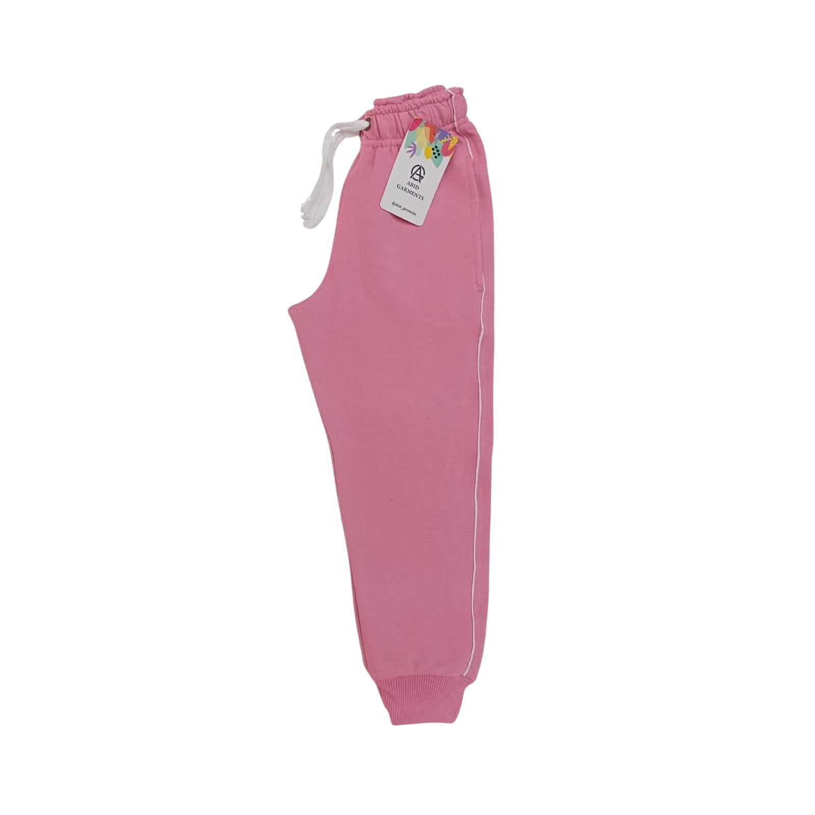 Baby Pink- Terry Cotton Trousers