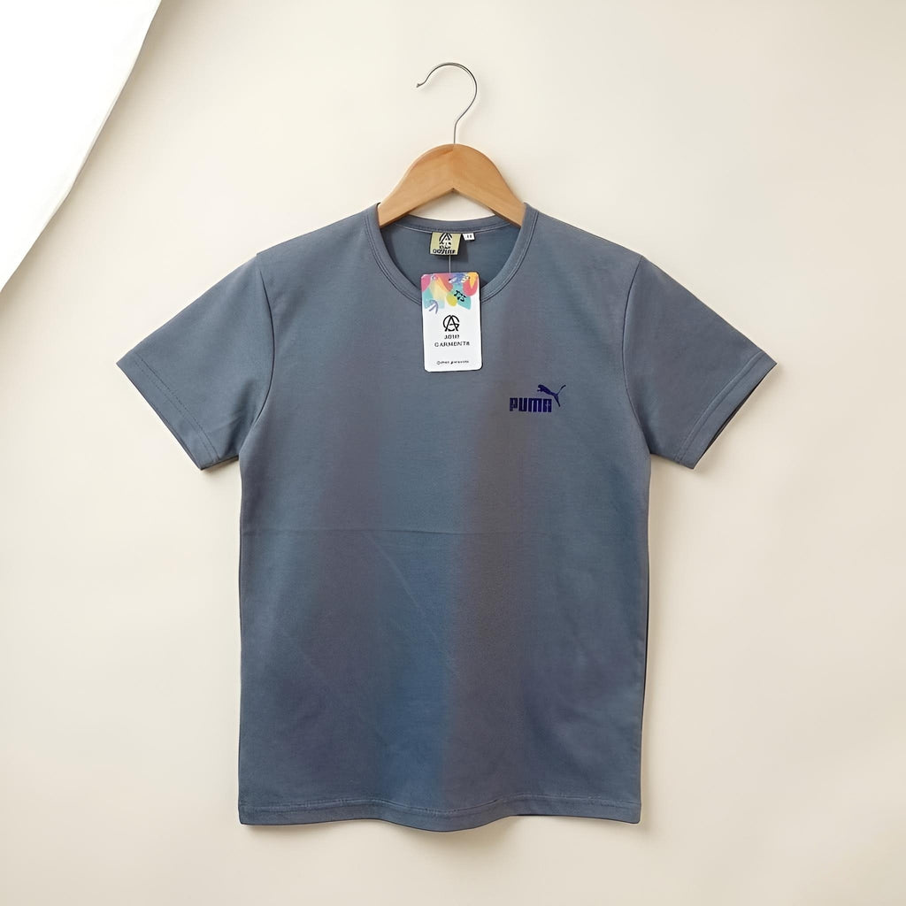 Dark Grey Basic T-shirts
