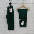 Bottle Green-Soft Cotton Trousers