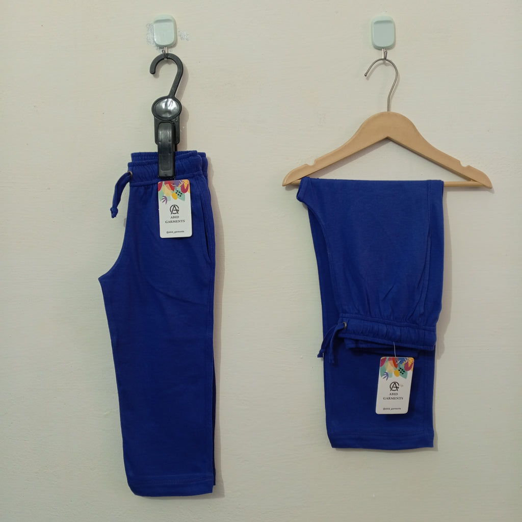 Purple-Soft Cotton Trousers