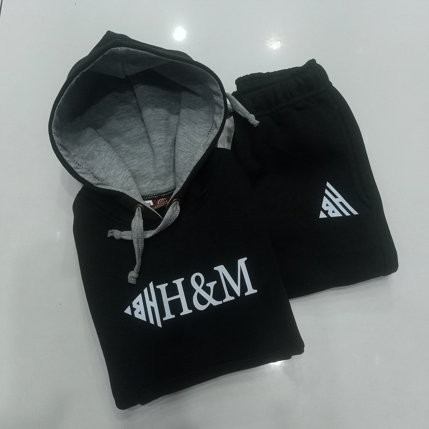 Black Hoodies Tracksuits