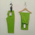Parrot Green-Soft Cotton Trousers
