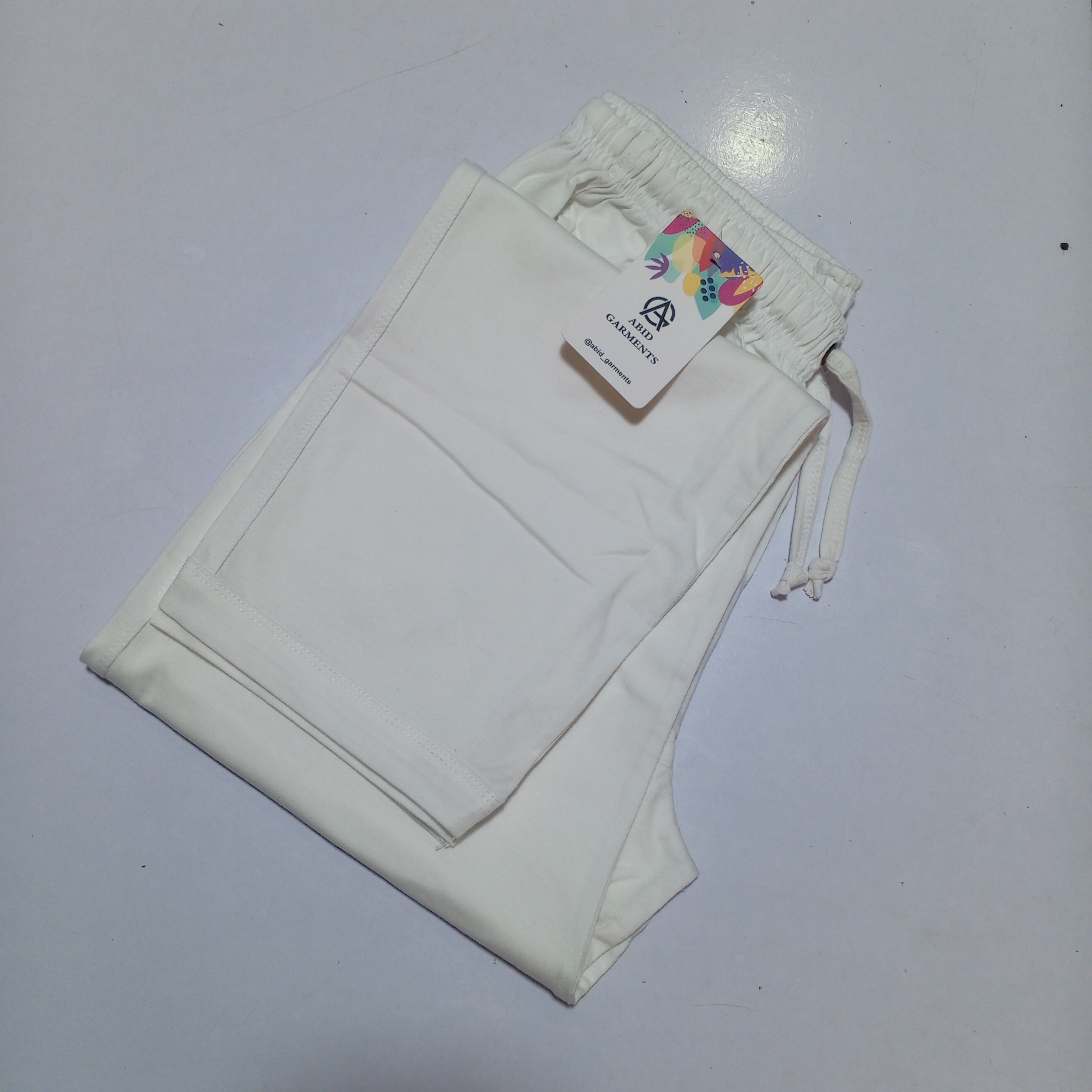 White-Basic Trousers