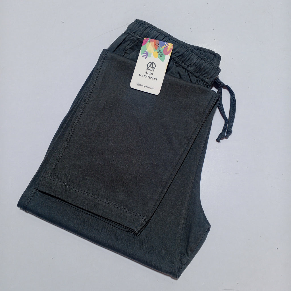 Dark Silver Grey-Basic Trousers