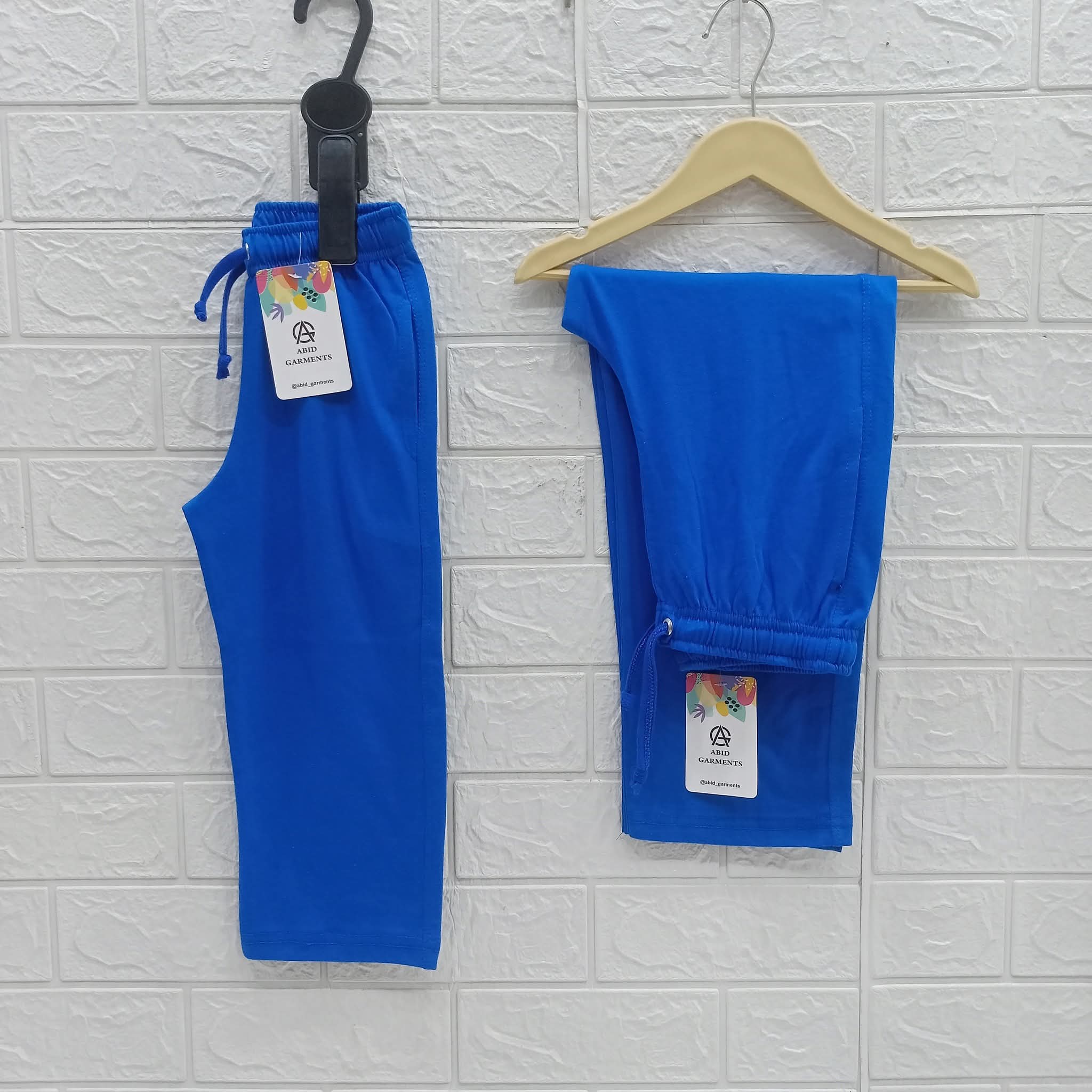 Royal Blue-Soft Cotton Trousers