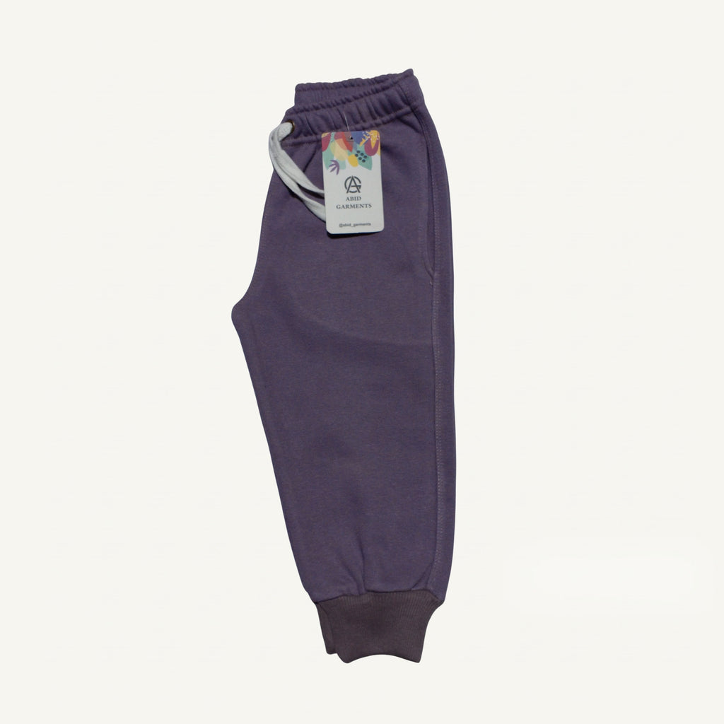 Mauve- Terry Cotton Trousers