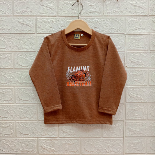 Flaming-Basic Full Sleeves Tees