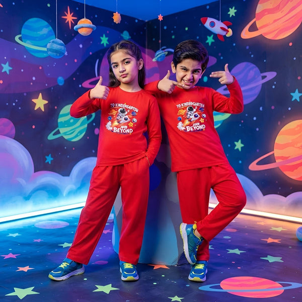 Red Kindergarton- Pj's Sets