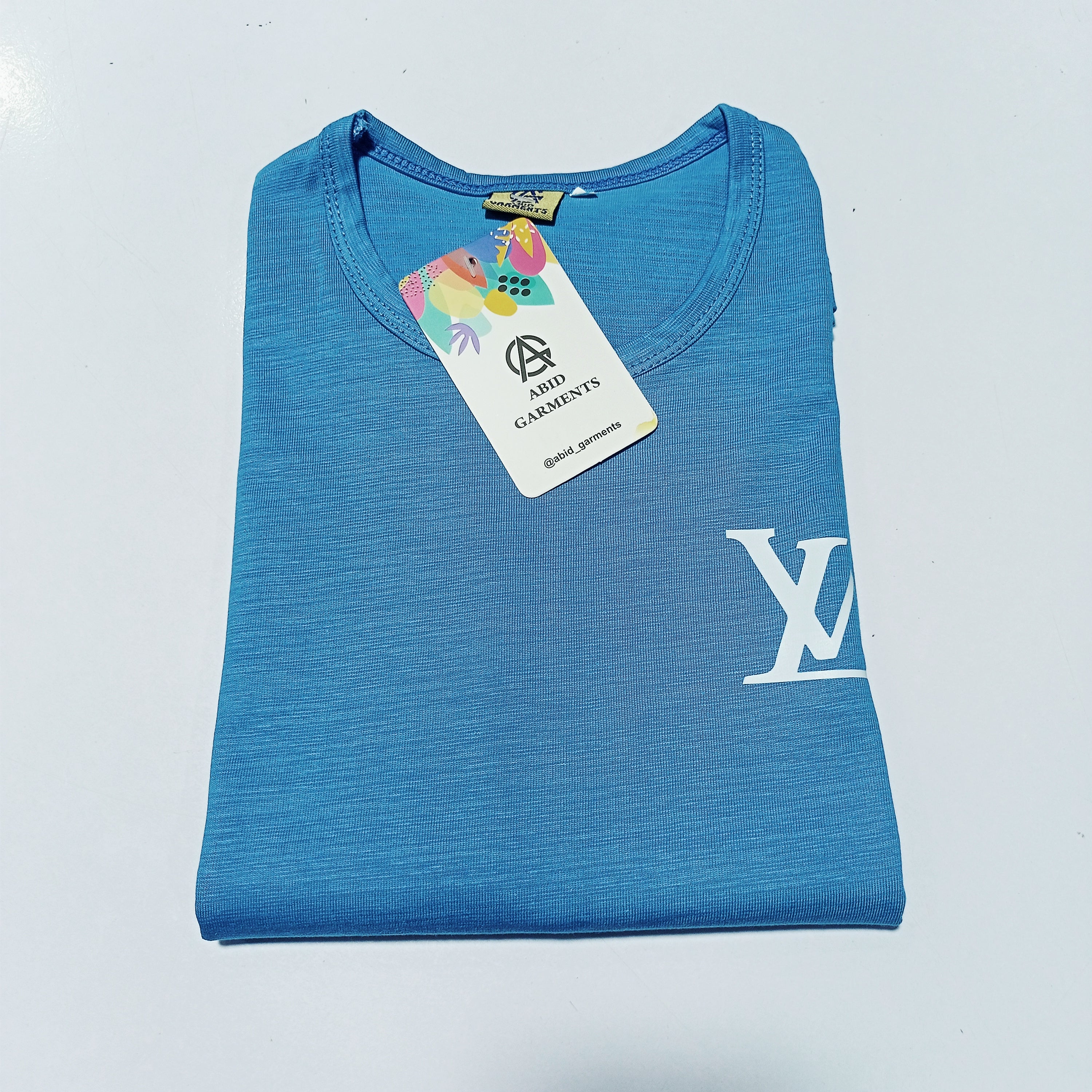 Sky Blue Basic T-shirts