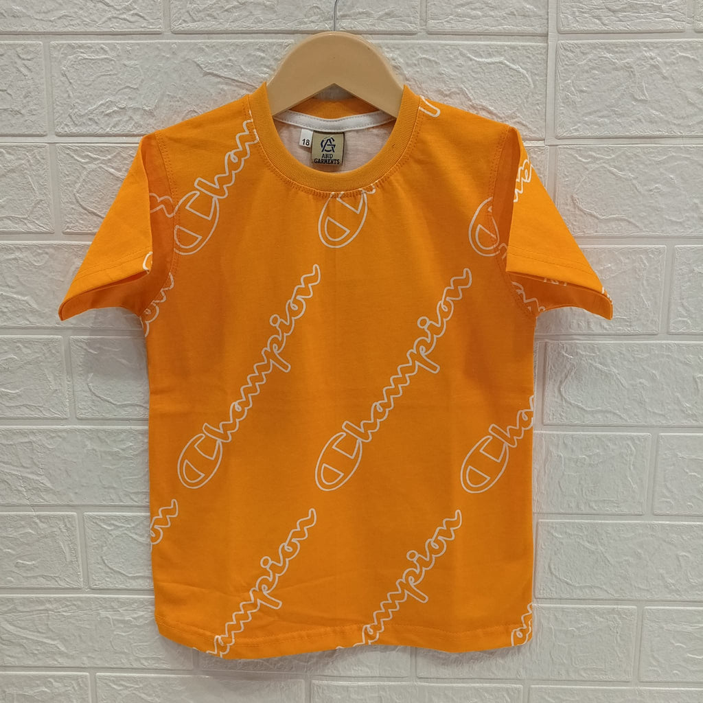 Yellow Champion- Basic Cotton T-shirts