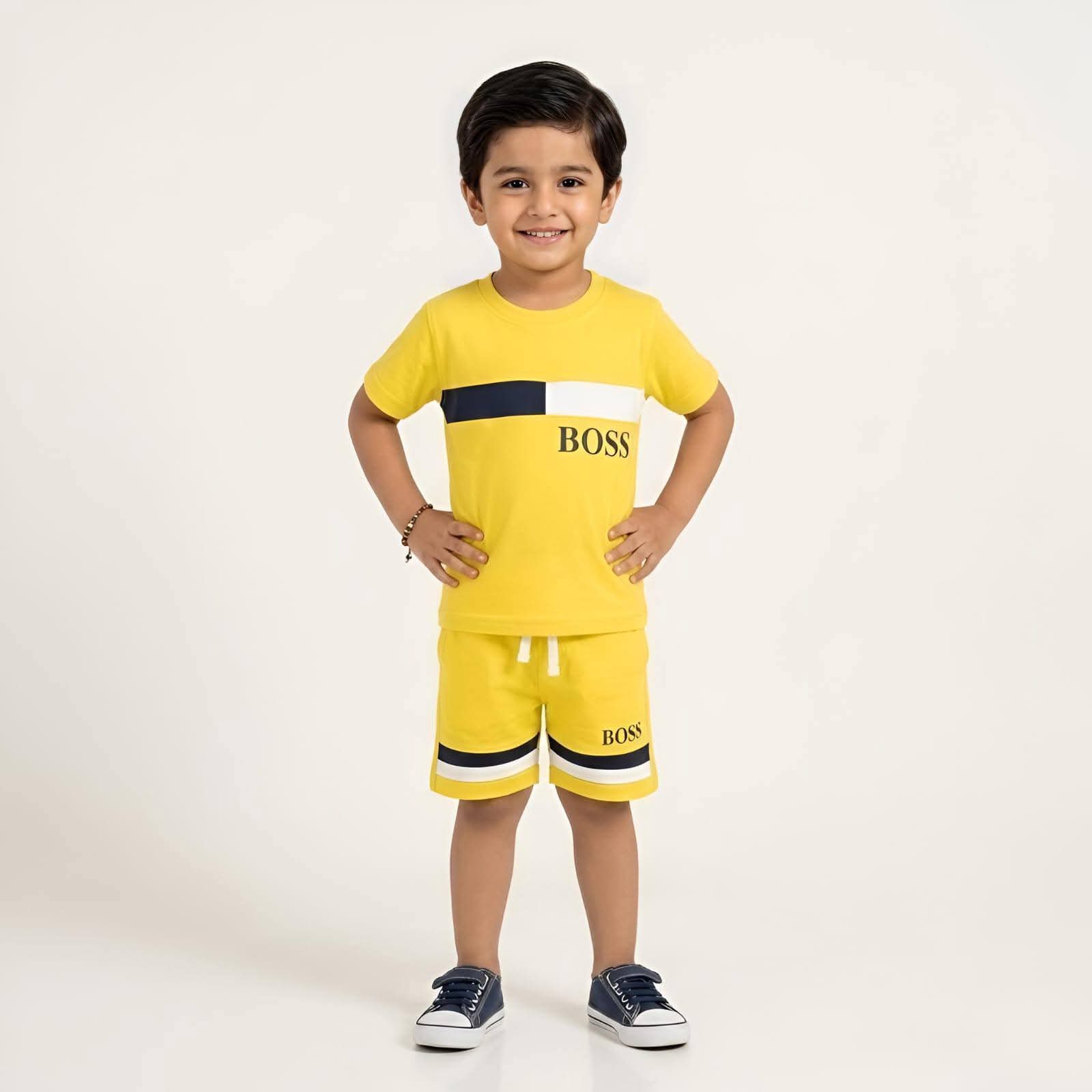 Boss-Short Sleeves Dress