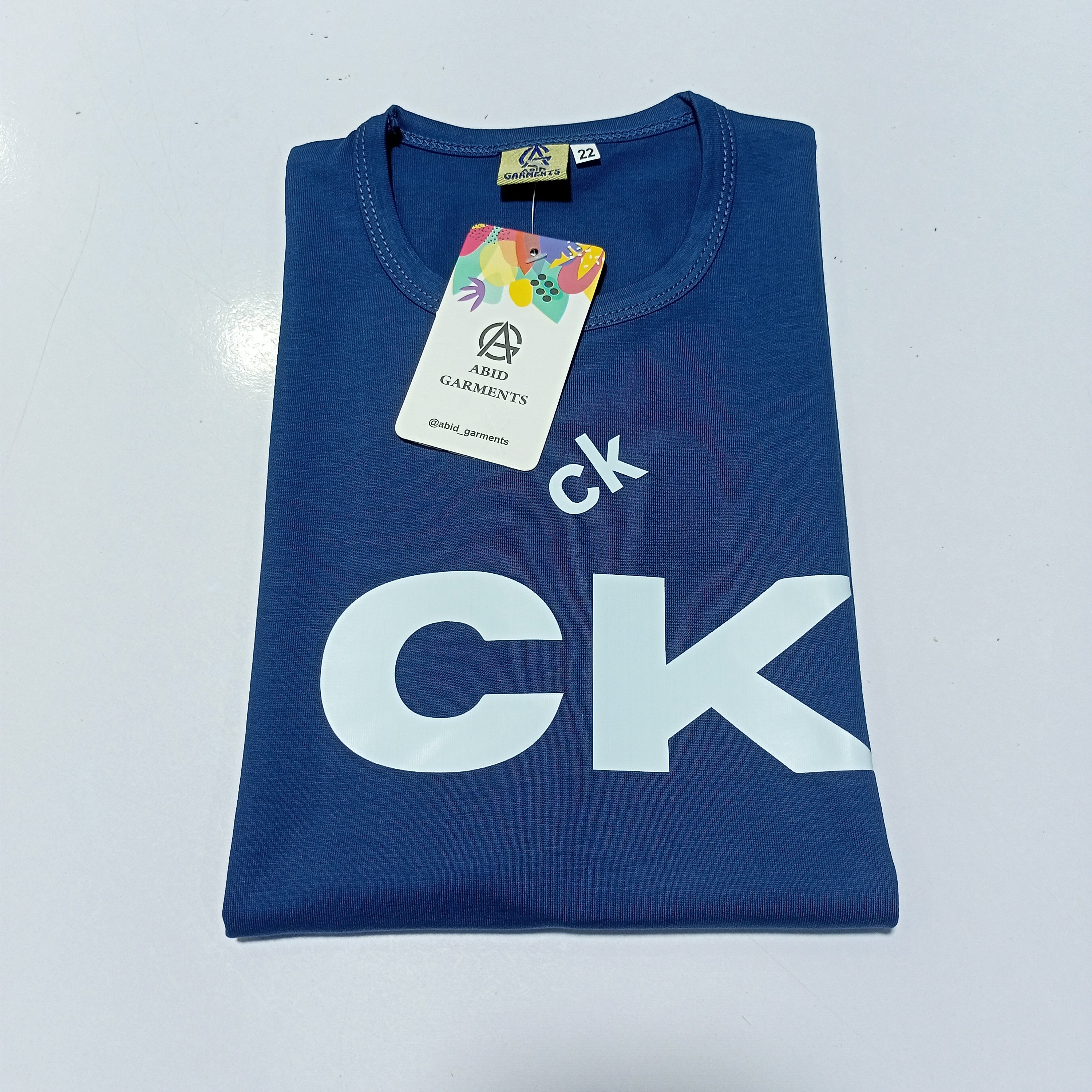 CK- Greyish Blue T-shirts