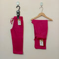 Fuchsia-Soft Cotton Trousers