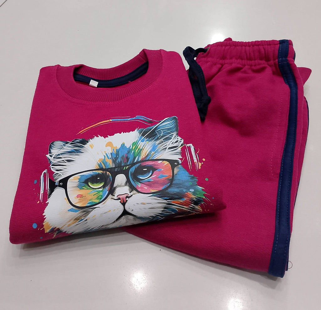 Fucshia-Terry Tracksuits