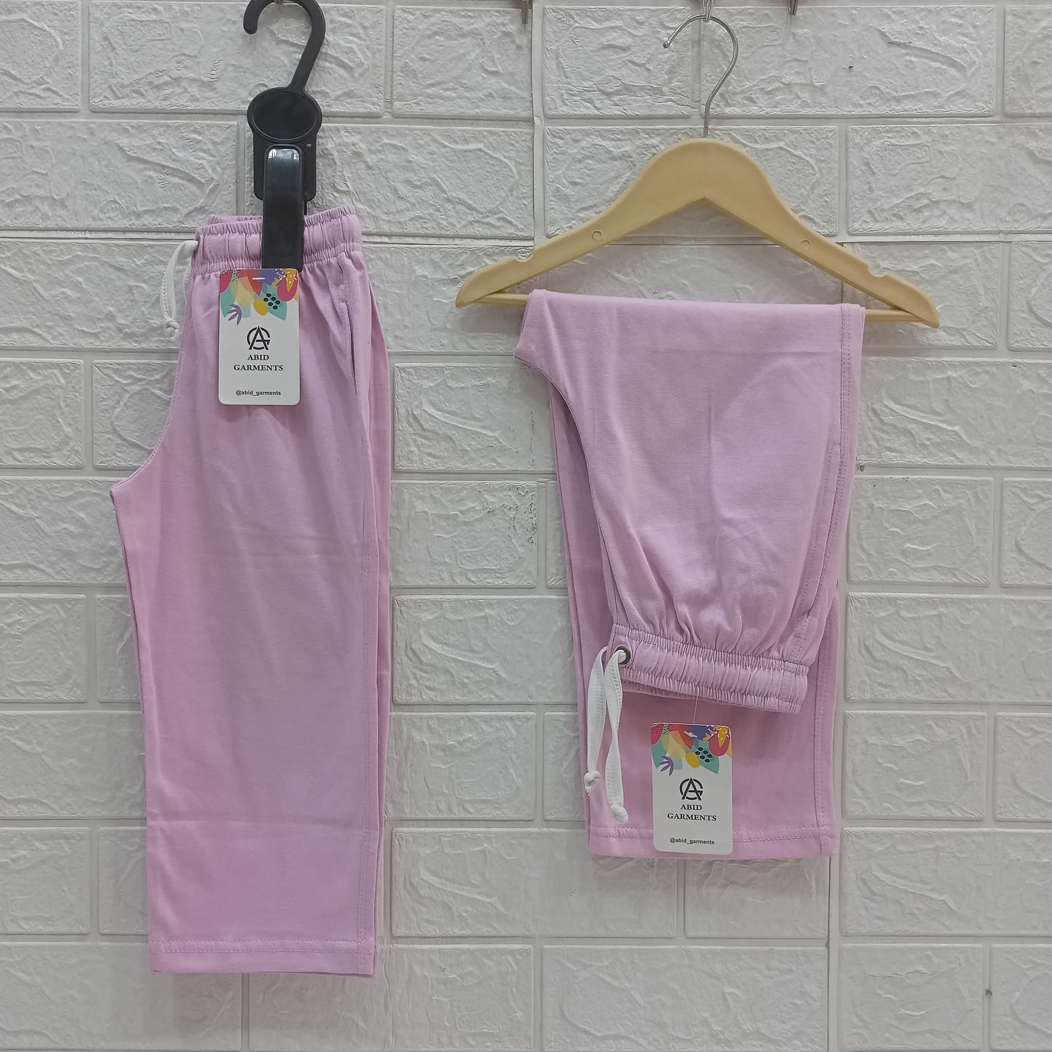 Light pink-Soft Cotton Trousers
