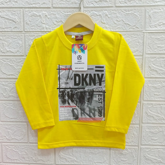 Yellow-Basic Full Sleeves Tees