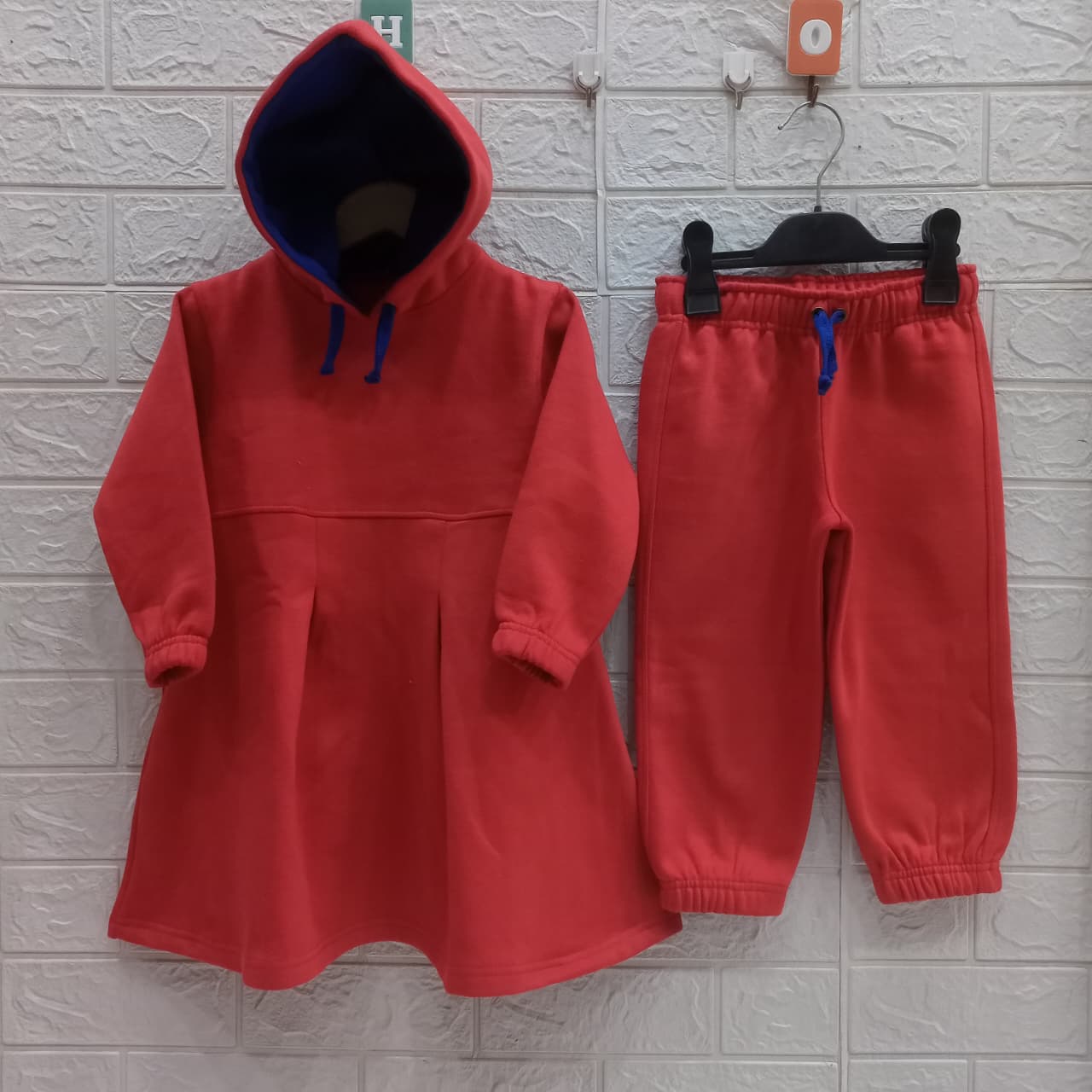 Redish Maroon Fleece Frock Suits