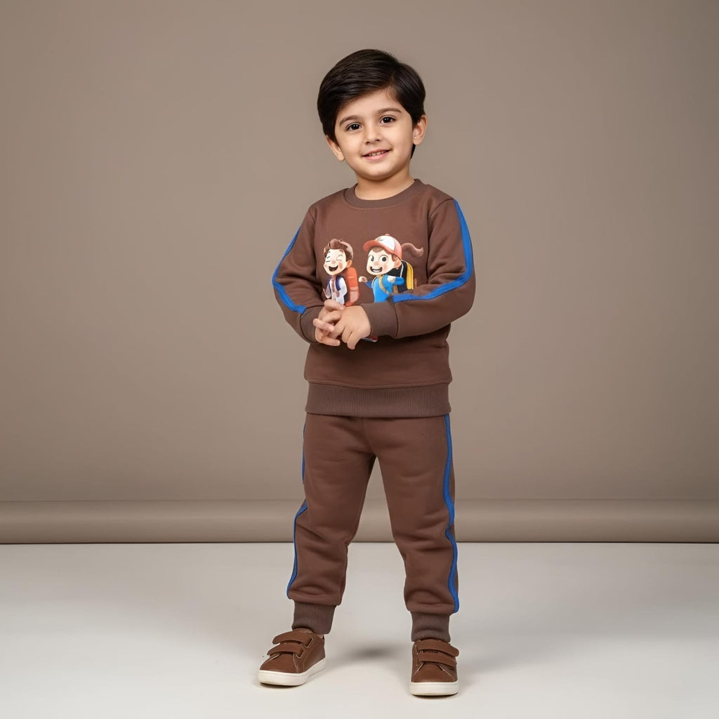Brown-Terry Tracksuits