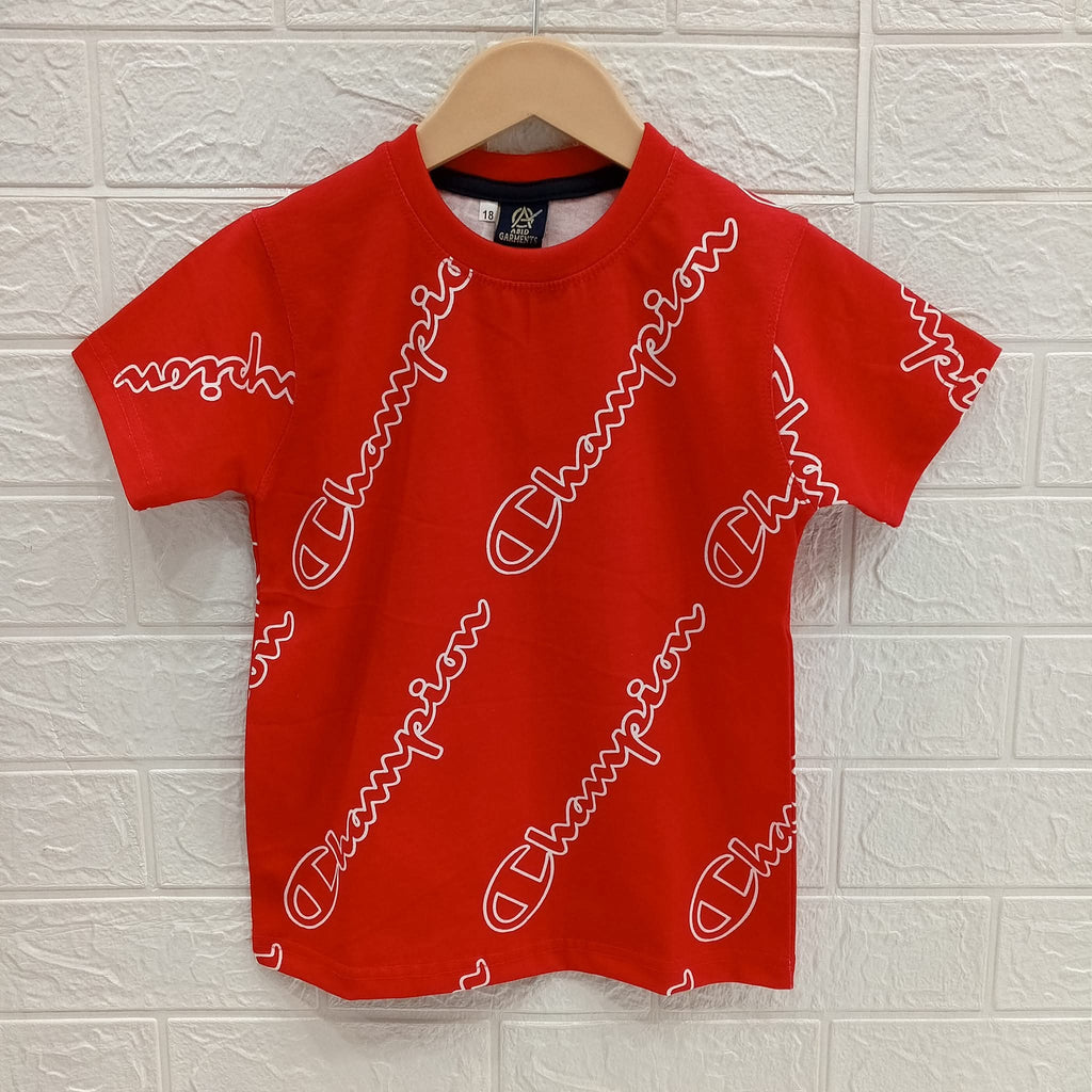 Red Champion- Basic Cotton T-shirts