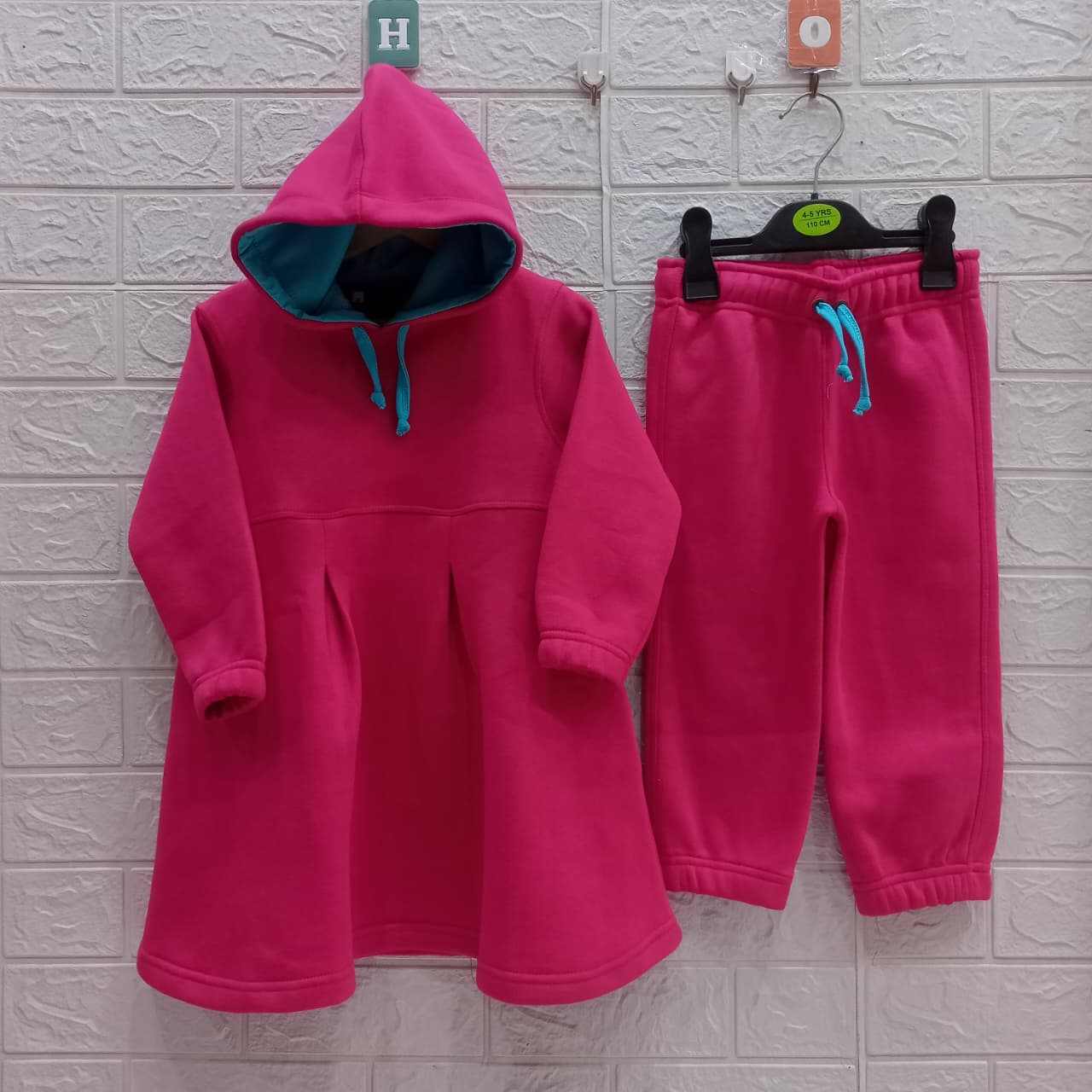 Fushia Fleece Frock Suits