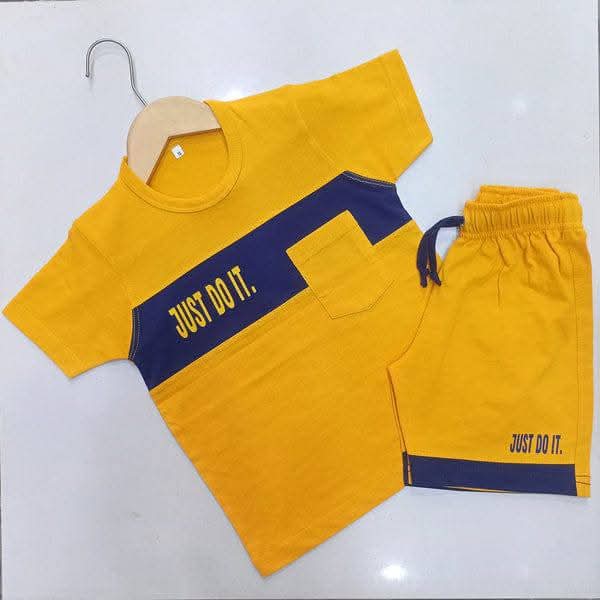 Mustard-Short Sleeves Dress