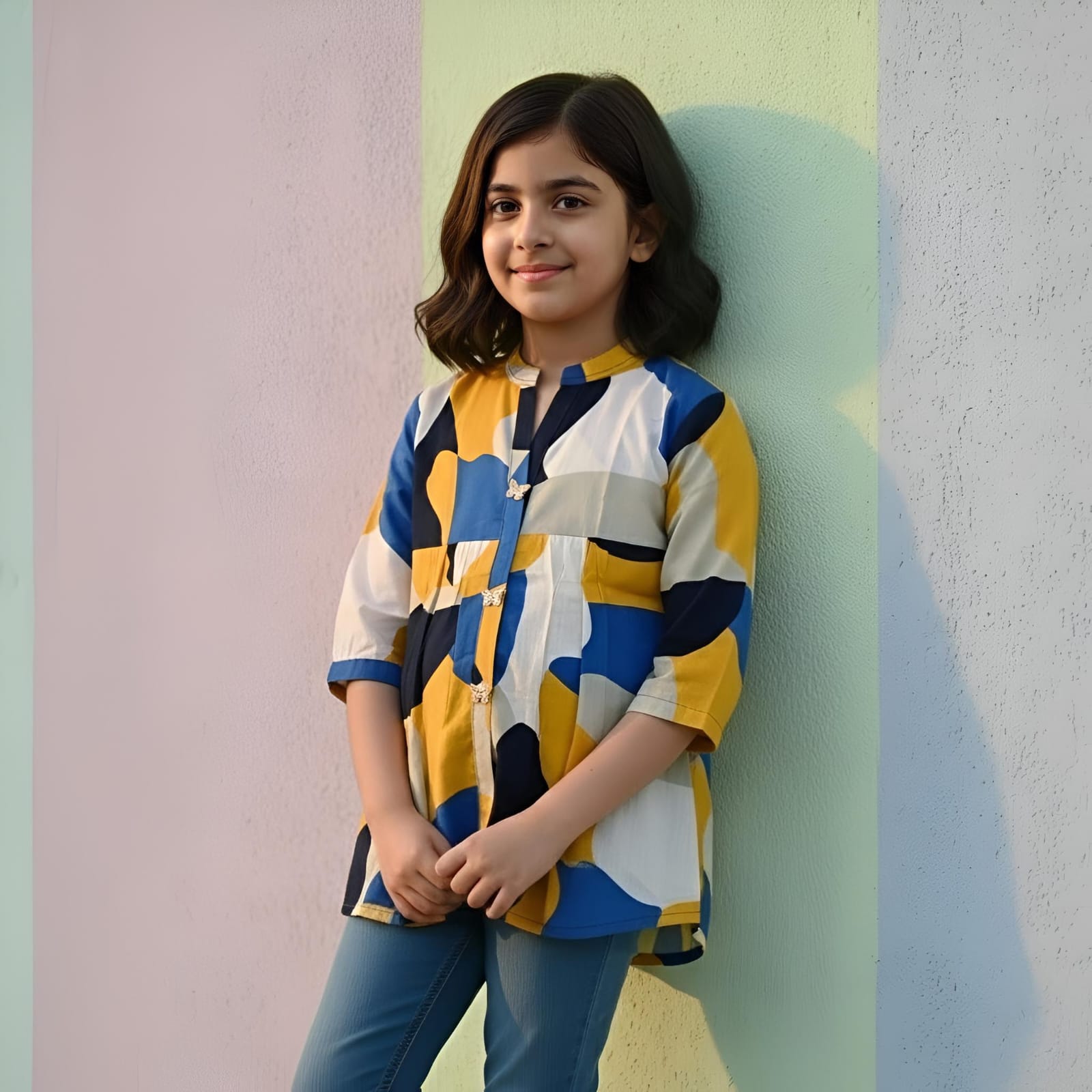 Multi Colored Soft Cotton Shirt