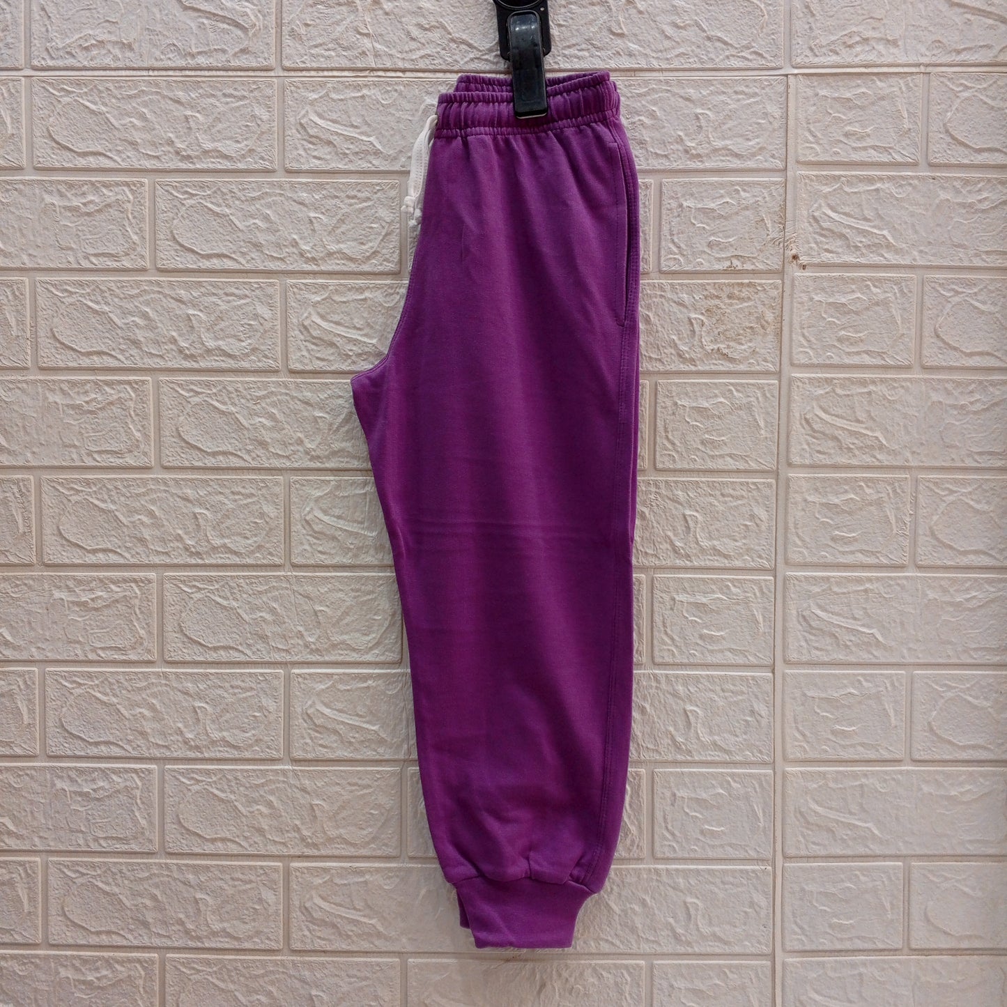 Majentaa-Basic Terry Cotton Trousers
