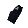 Black-Terry Cotton Trousers