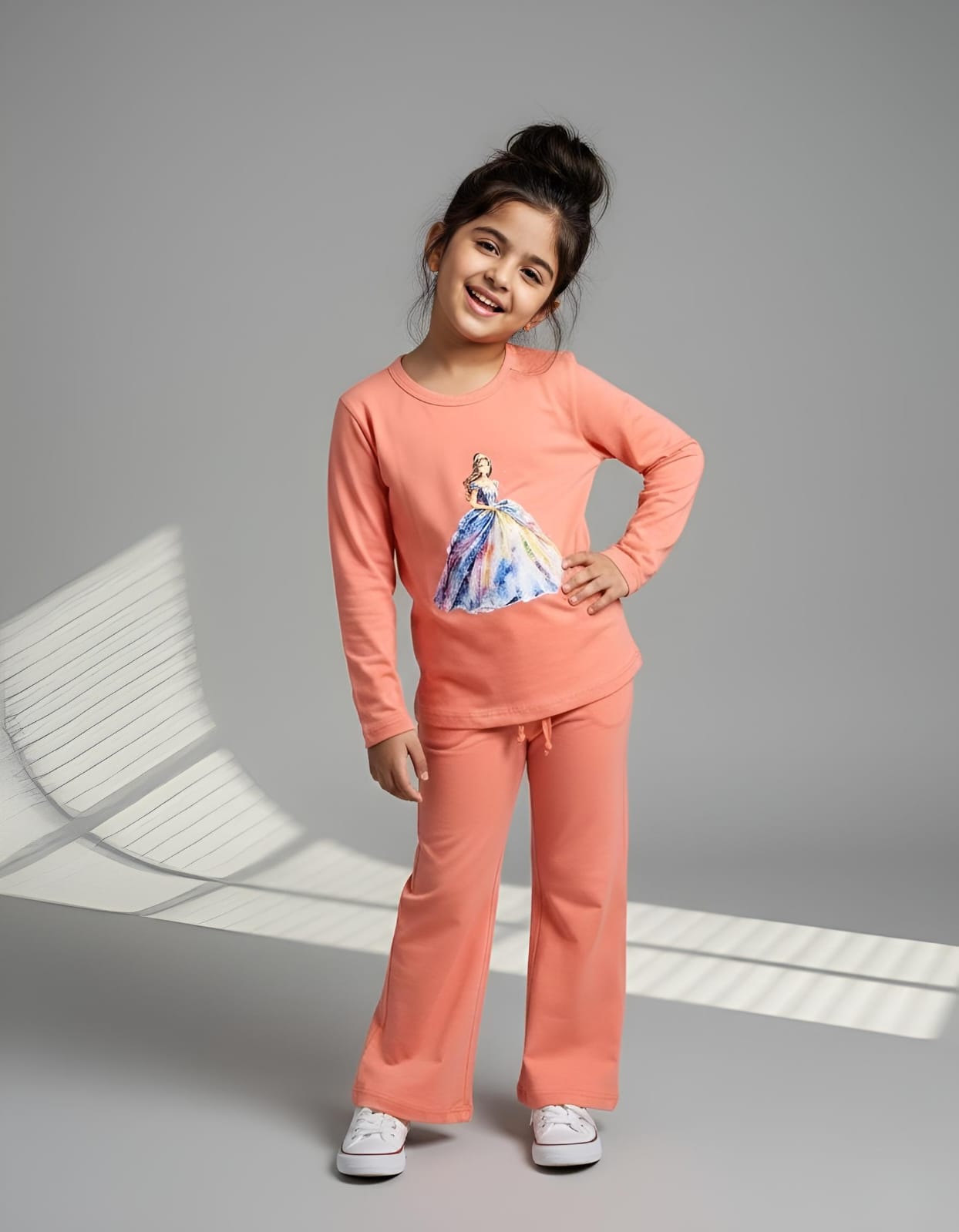 Princess-Tea Pink Cotton Dress