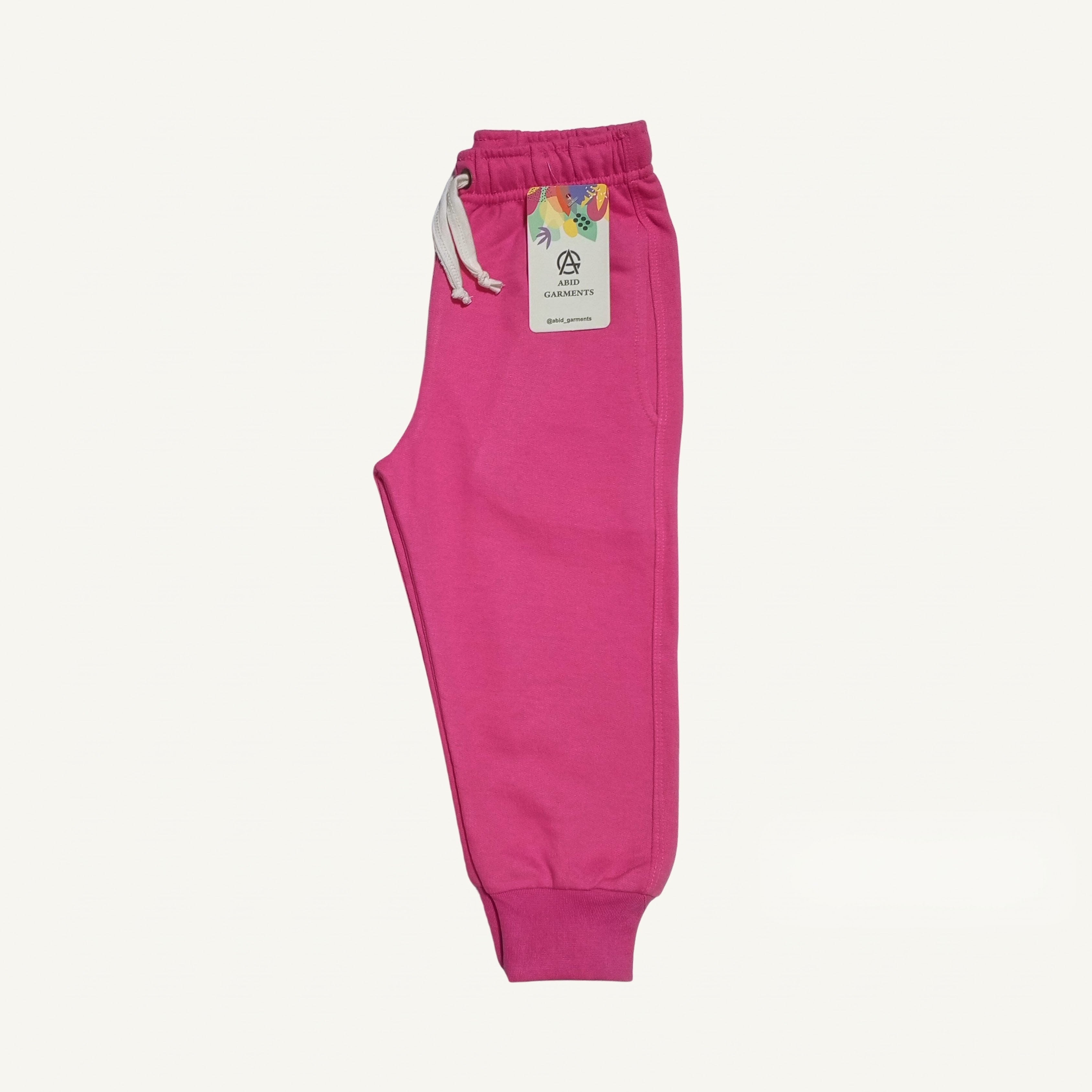 Pink- Terry Cotton Trousers