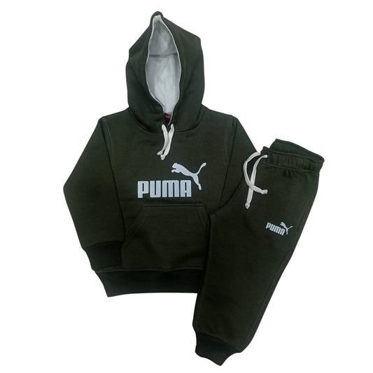 Commondo Green Hoodies Tracksuits