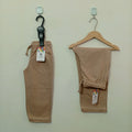 Beige-Soft Cotton Trousers