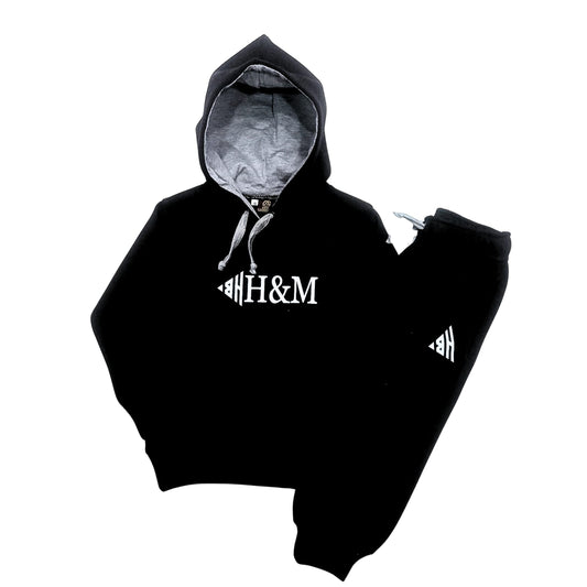 Black Hoodies Tracksuits