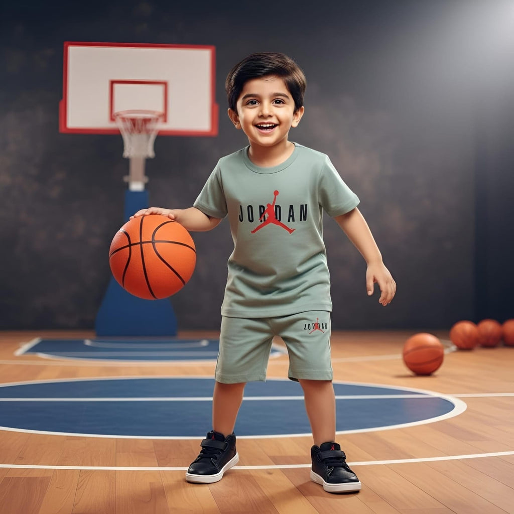 Aqua Green-Short Sleeves Dress