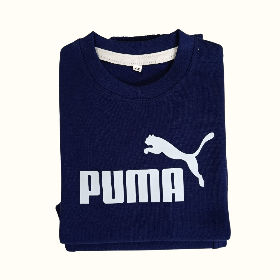Puma-Navy Terry Tracksuits