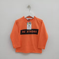 Orange-Be Strong Soft Cotton Tees