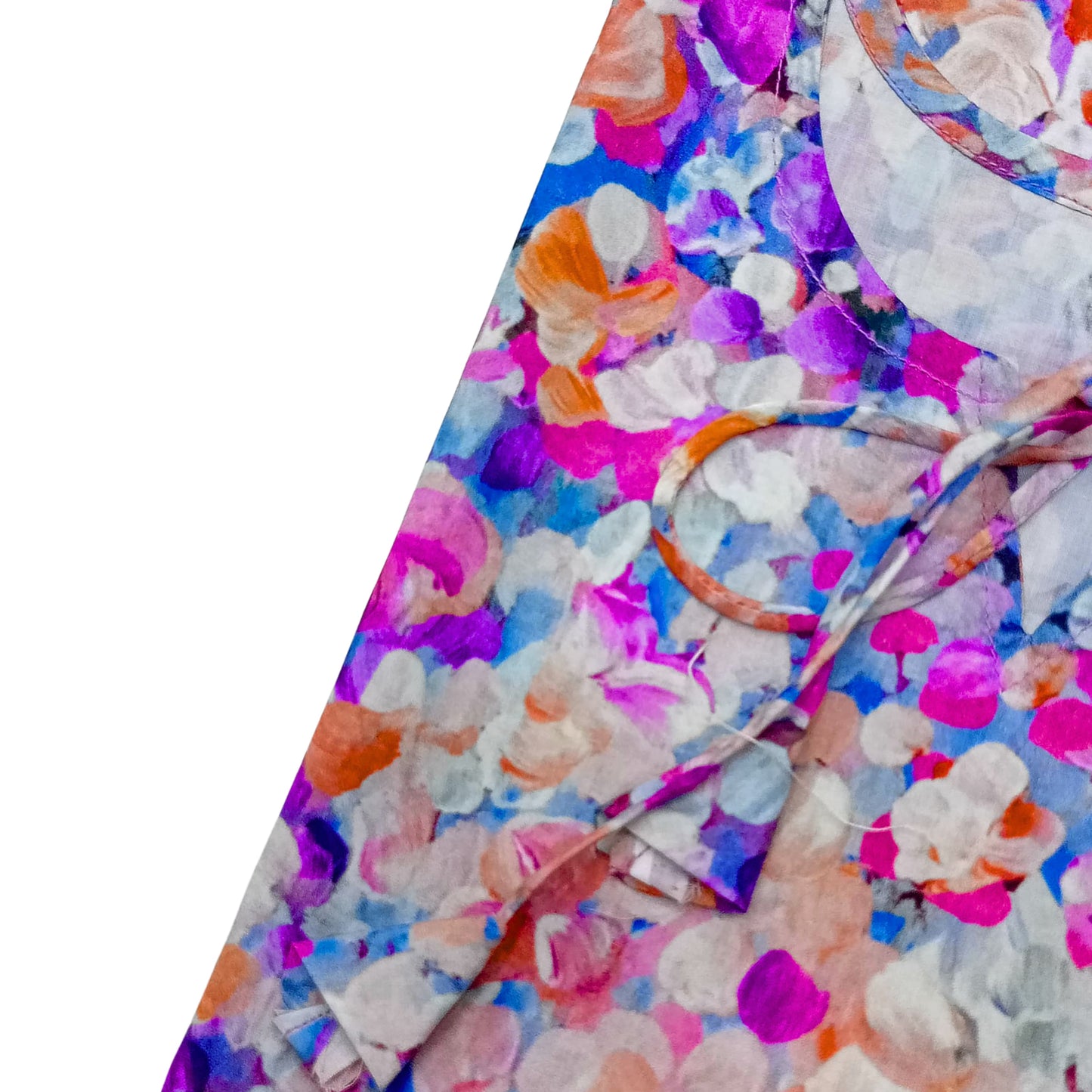 Butterfly Top-Purple Multi Colored